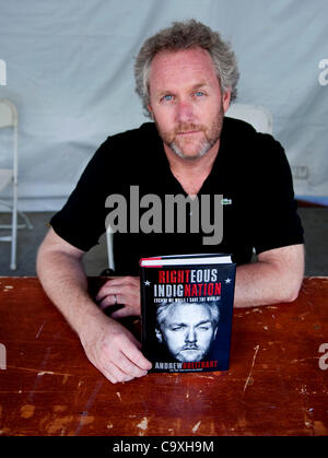 Le 30 avril 2011 - Los Angeles, Californie, USA - ANDREW BREITBART au Los Angeles Times Festival of Books.(Image Crédit : © Brian Cahn/ZUMAPRESS.com) Banque D'Images