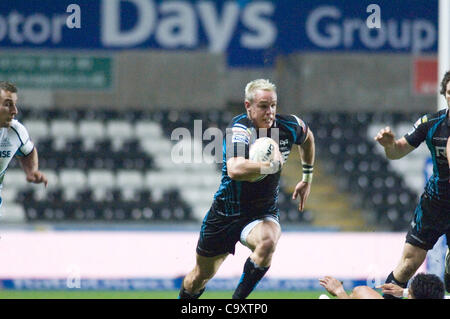 Ospreys v Glasgow Rabodirect PRO12 au Liberty Stadium de Swansea : Banque D'Images