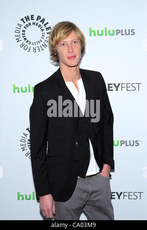 11 mars 2012 - Los Angeles, Californie, États-Unis - Gabriel Mann.PaleyFest 2012 présente ''La Vengeance'' tenue à l'Saban Theatre,Los Angeles,CA.11 mars 2012.(Image Crédit : Â©/TLeopold ZUMAPRESS.com)/Photos Globe Banque D'Images