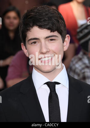 IAN NELSON LES JEUX DE LA FAIM. Première mondiale LE CENTRE-VILLE DE LOS ANGELES CALIFORNIA USA 12 Mars 2012 Banque D'Images