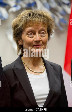 La Présidente de la Confédération Eveline Widmer-Schulmpf. Banque D'Images