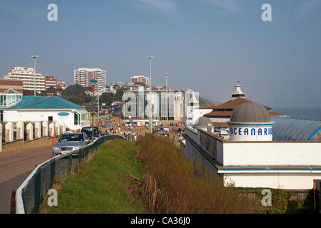 Bournemouth, Dorset UK Vendredi 30 mars 2012. News que le complexe Imax sur front de mer de Bournemouth sera démoli, ont voté l'un des bâtiments les plus honteux en Grande-Bretagne. Banque D'Images