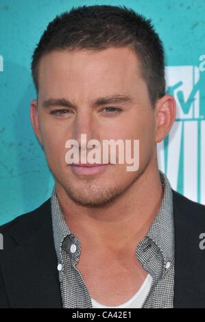 Jun 03, 2012 - Los Angeles, Californie, USA - l'Acteur Channing Tatum au MTV Movie Awards tenue à l'Amphithéâtre Gibson, Universal City. (Crédit Image : © Jeff Frank/ZUMAPRESS.com) Banque D'Images