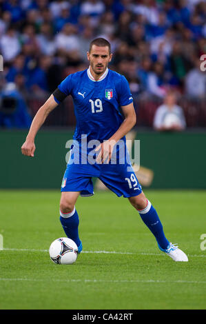 Leonardo Bonucci (ITA), 1 juin 2012 - Football : match amical entre l'Italie 0-3 la Russie au stade du Letzigrund à Zurich, Suisse. (Photo de Maurizio Borsari/AFLO) [0855] Banque D'Images