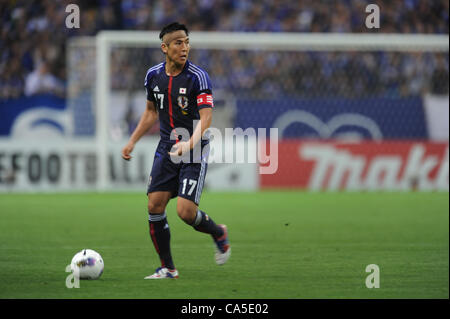 Makoto Hasebe (JPN), le 8 juin 2012 - Football / Soccer : FIFA World Cup Qualifiers asiatique final round match du groupe B entre le Japon Jordanie 6-0 à Saitama Stadium 2002 à Saitama, au Japon. (Photo par Hirano et Yoshihige/AFLO) Banque D'Images