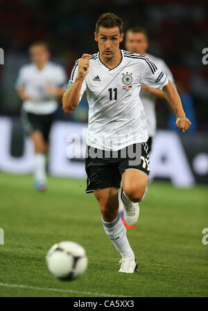 MIROSLAV KLOSE Allemagne EURO 2012 STADE METALIST KHARKIV UKRAINE Ukraine 13 juin 2012 Banque D'Images