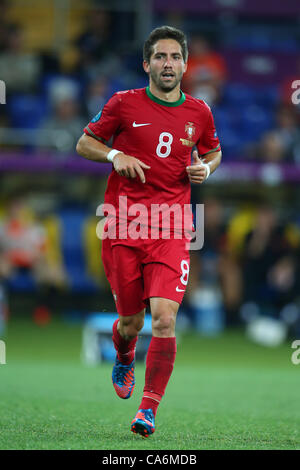 MATHIEU VALBUENA PORTUGAL V HOLLAND EURO 2012 STADE METALIST KHARKIV UKRAINE Ukraine 17 juin 2012 Banque D'Images