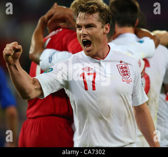 SCOTT PARKER APRÈS MATCH ANGLETERRE V UKRAINE EURO 2012 DONBASS ARENA DONETSK UKRAINE Ukraine 19 juin 2012 Banque D'Images