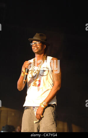 Juin 20, 2012 - Raleigh, Caroline du Nord, États-Unis - artiste rap 2CHAINZ produiront au Time Warner Cable Music Pavilion situé à Raleigh dans le cadre du Club Paradise Tour (Image Crédit : © Tina Fultz/ZUMAPRESS.com) Banque D'Images