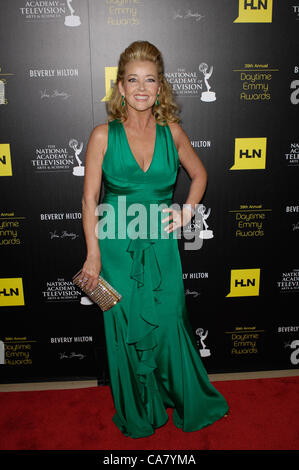 24 juin 2012 - Hollywood, Californie, États-Unis - Melody Thomas Scott lors de la 39e Journée annuelle de Emmy Awards, qui a eu lieu au Beverly Hilton Hotel, le 23 juin 2012, à Beverly Hills, en Californie.(Image Crédit : Â© Michael Germana/Globe Photos/ZUMAPRESS.com) Banque D'Images