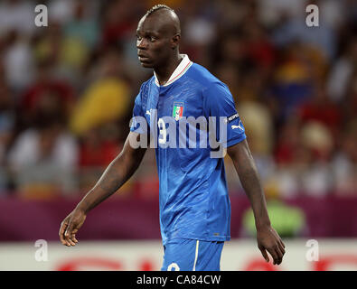 MARIO BALOTELLI ITALIE STADE OLYMPIQUE KIEV UKRAINE 24 Juin 2012 Banque D'Images