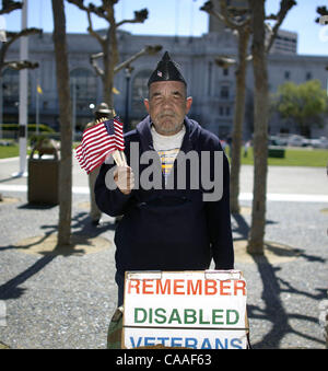 Mar 29, 2003 ; San Francisco, CA, USA ; San Francisco prend en charge le rassemblement des troupes. Banque D'Images