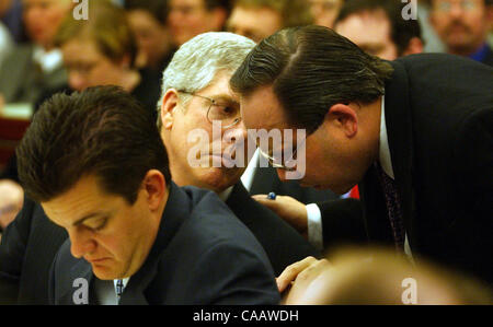 Pas de rester sur les mariages gais a été émis au cours de l'audience de vendredi dans le juge Ronald Quidachay Chambre Cour supérieure. (Contra Costa Times/Karl Mondon/fév. 20, 2004) Banque D'Images