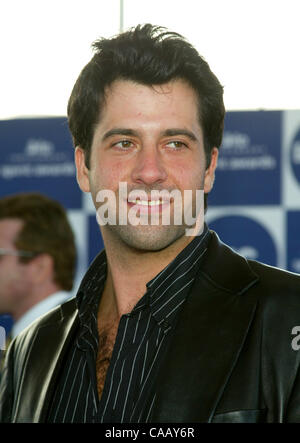 28 févr., 2004 ; Santa Monica, Californie, USA ; acteur TROY GARITY à l'IFP Independent Spirit Awards 2004 qui a eu lieu dans une tente sur la plage de Santa Monica. Banque D'Images