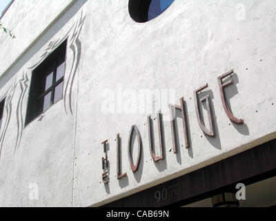 Mai 08, 2004 ; Los Angeles, CA, USA ; un club populaire avec Hollywood A-lister. Le Lounge, club, hotspot. Banque D'Images