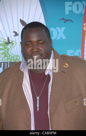 08 août 2010 - Hollywood, Californie, États-Unis - Quinton Aaron pendant le Teen Choice Awards 2010, les arrivées en tenue à l'Amphithéâtre Gibson, le 8 août 2010, à Los Angeles.. K66089MGE.(Image Crédit : Â© Michael Germana/Globe Photos/ZUMApress.com) Banque D'Images