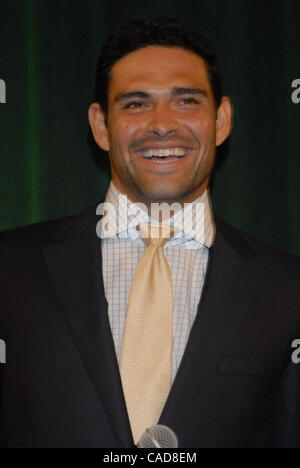 Sep 01, 2010 - New York, New York,USA QB MARK SANCHEZ au Jet 2010 NY kickoff déjeuner au Cipriani à New York. Image Crédit : Jeffrey Geller/zuma press Banque D'Images