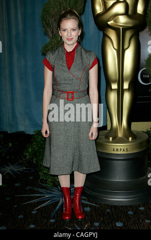 Feb 04, 2008 - Los Angeles, Californie, USA - SARAH POLLY à l'Assemblée annuelle 2008 Déjeuner des nominés aux Oscars au Beverly Hilton Hotel. (Crédit Image : Banque D'Images