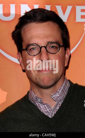 13 janvier 2011 - Hollywood, Californie, États-Unis - NBC Universal Press Tour 2011 All-Star party au Langham Huntington Hotel & Spa à Pasadena, CA 1/13/2011 11..ED HELMS.K67371(JDI Image Crédit : © James Diddick/Globe Photos/ZUMAPRESS.com) Banque D'Images