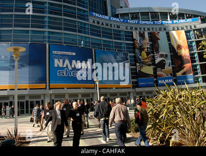 Janvier 17, 2008, Anaheim, CA, USA ; à l'extérieur de l'NAMM Show 2008 à l'Anaheim Convention Center. Crédit obligatoire : Photo par Vaughn Youtz/ZUMA Press. (©) Copyright 2007 par Vaughn Youtz. Banque D'Images