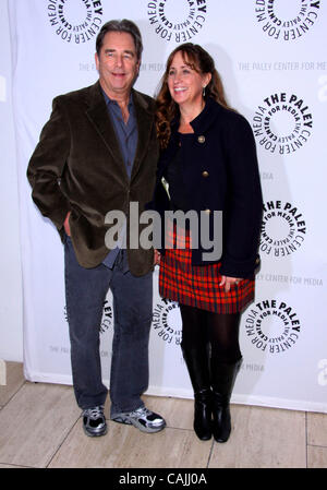 8 janvier 2011 - Los Angeles, Californie, États-Unis - Beau Bridges ; Wendy Delouya.Le Paley Center for Media présente ''American Masters - Jeff Bridges : The Dude respecte'' . tenue au Paley Center for Media, Los Angeles 01-08-2010. K66476TL(Image Crédit : Â©/TLeopold ZUMAPRESS.com)/Photos Globe Banque D'Images