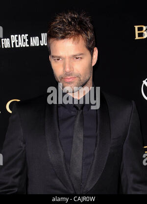 13 janvier 2011 - Los Angeles, Californie, États-Unis - Ricky Martin assistant à l'événement au profit privé Bvlgari Save The Children et les Artistes pour la paix et la justice s'est tenue à .une résidence privée à Beverly Hills, Californie le 1/13/11. 2011.K67370(long droit Crédit : Â© D. Long/Globe Photos/ZUMAPRESS.com) Banque D'Images