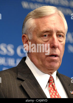 30 septembre 2007 - Washington, District of Columbia, États-Unis - J12285CB.Steny Hoyer, membre du Congrès (MD) chambre au chef de la majorité des entretiens avec des membres du Club national de la presse à propos de son opposition à la guerre en Irak..National Press Club, Washington, DC. 09-28-2007. - - 2007(Credit Image : © Christy Bowe/Glob Banque D'Images