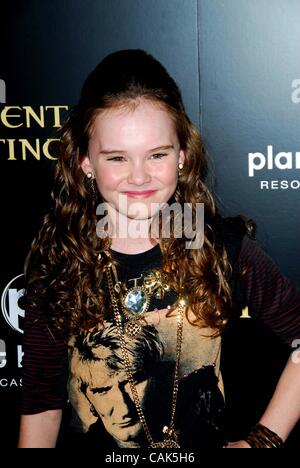 20 septembre 2007 - Hollywood, Californie, États-Unis - K54745EG.PREMIÈRE MONDIALE DE RESIDENT EVIL : EXTINCTION, .au Planet Hollywood Resort Hotel and Casino, LAS VEGAS, NEVADA 09-20-2007.MADELINE CARROLL(Image Crédit : Â© Ed Geller/Globe Photos/ZUMAPRESS.com) Banque D'Images