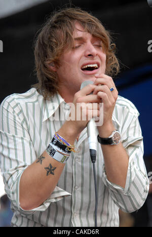15 septembre 2007, Austin, TX, USA, chanteur PAOLO NUTINI effectue- live at the 2007 Austin City Limits Music Festival. Le festival de musique de trois jours permettra d'attirer plus de 60 000 fans chaque jour à Zilker Park situé à Austin. Copyright 2007 Jason Moore. Crédit obligatoire : Jason Moore Banque D'Images
