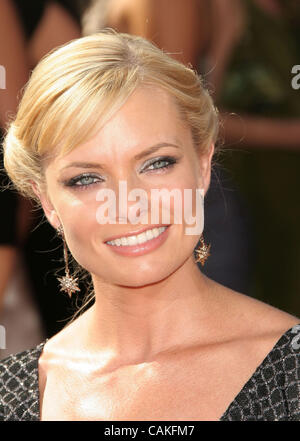 Sep 16, 2007 ; Hollywood, Californie, USA ; Jaime Pressly actrice à la 59e Emmy Awards helld au Shrine Auditorium. Crédit obligatoire : Photo par Paul Fenton/ZUMA Press. (©) Copyright 2007 by Paul Fenton Banque D'Images