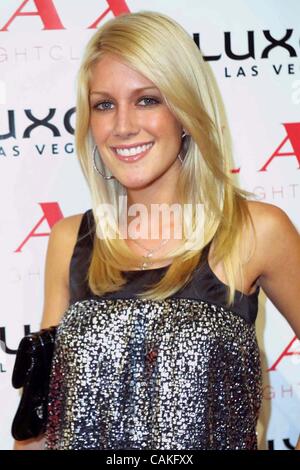 16 septembre 2007 - Hollywood, Californie, États-Unis - K54666EG.Heidi Montag ANNIVERSAIRE À LAX NIGHTCLUB AU LUXOR RESORT HOTEL AND CASINO, LAS VEGAS NV 09-15-2007. - 2007.Heidi Montag(Image Crédit : Â© Ed Geller/Globe Photos/ZUMAPRESS.com) Banque D'Images