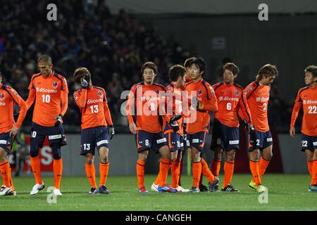 Omiya Ardija groupe de l'équipe, le 10 mars 2012 - Football : Football /2012 J.LEAGUE Division 1 entre Omiya Ardija 0-1 F.C. Tokyo à NACK5 Stadium Omiya, Saitama, Japon. (Photo de YUTAKA/AFLO SPORT) [1040] Banque D'Images