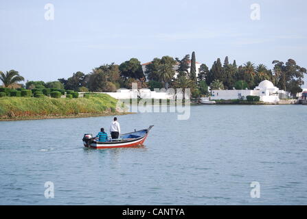 Un port à Carthage, à l'extérieur de Tunis, où le Palais Présidentiel est, le 29 mars 2012. (Photo/CTK Stanislav Mundil) Banque D'Images