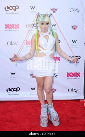 Kerli présents pour 2012 NewNowNext Awards, Avalon Hollywood, Los Angeles, CA le 5 avril 2012. Photo par : Elizabeth Goodenough/Everett Collection Banque D'Images