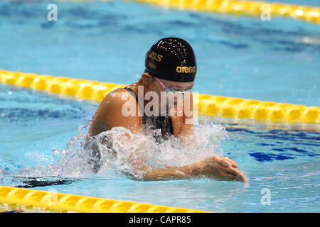 Kanako Watanabe (Japon), le 7 avril 2012 - Natation : JAPON 2012 NATATION 200m brasse Femmes finale à Tatsumi Piscine International, Tokyo, Japon. (Photo de YUTAKA/AFLO SPORT) [1040] Banque D'Images