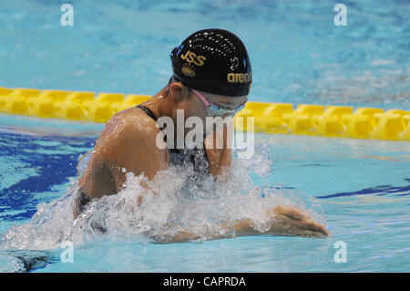 Kanako Watanabe (Japon), le 7 avril 2012 - Natation : JAPON 2012 NATATION 200m brasse Femmes finale à Tatsumi Piscine International, Tokyo, Japon. (Photo de Atsushi Tomura /AFLO SPORT) [1035] Banque D'Images