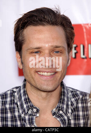 21 avril 2012 - Universal City, Californie, États-Unis - SEAMUS DEVER arrive pour une fête de quartier au profit de la fibrose kystique avec le band from TV sur wisteria lane. (Crédit Image : © Lisa O'Connor/ZUMAPRESS.com) Banque D'Images