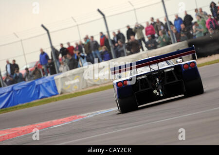 6 mai 2012, le circuit de course de Donington Park, Royaume-Uni. Les épices 1989 SW89C de Peter Meyrick au Festival Historique de Donington. Banque D'Images