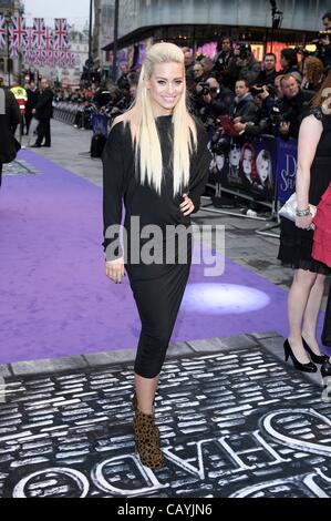 Kimberly Wyatt assiste à la première européenne de l'ombre à l'Empire, de Leicester Square, le 9 mai 2012. Les personnes sur la photo : Kimberly Wyatt. Photo par Julie Edwards Banque D'Images