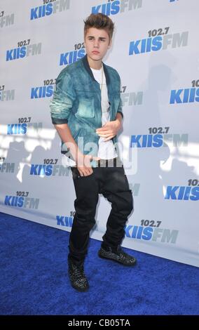 Justin Bieber au niveau des arrivées pour RADIO KIIS FM WANGO TANGO 2012 - Arrivées, le Home Depot Center, Carson, CA, 12 mai 2012. Photo par : Elizabeth Goodenough/Everett Collection Banque D'Images