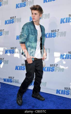 Justin Bieber au niveau des arrivées pour RADIO KIIS FM WANGO TANGO 2012 - Arrivées, le Home Depot Center, Carson, CA, 12 mai 2012. Photo par : Elizabeth Goodenough/Everett Collection Banque D'Images