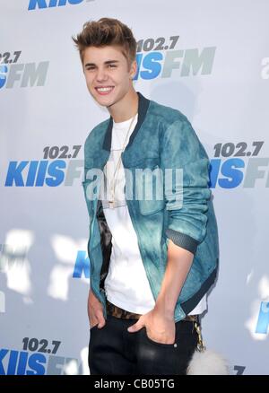 Justin Bieber au niveau des arrivées pour RADIO KIIS FM WANGO TANGO 2012 - Arrivées, le Home Depot Center, Carson, CA, 12 mai 2012. Photo par : Elizabeth Goodenough/Everett Collection Banque D'Images