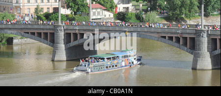 Prague International Marathon l'événement a eu lieu le dimanche 13 mai, 2012. (Photo/CTK Stanislav Zbynek) Banque D'Images