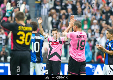 Alessandro Del Piero (Juventus), le 13 mai 2012 - Football / Soccer : Italien 'Serie' un match entre la Juventus 3-1 Atalanta au Juventus Stadium à Turin, Italie. (Photo par Enrico Calderoni/AFLO SPORT) [0391] Banque D'Images