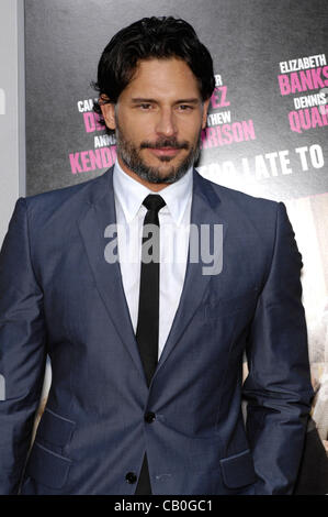 15 mai 2012 - Hollywood, Californie, États-Unis - Joe Manganiello lors de la première du nouveau film de Lionsgate À QUOI VOUS ATTENDRE LORSQUE VOUS ÊTES ENCEINTE, tenue à Grauman's Chinese Theatre, le 14 mai 2012, à Los Angeles.(Image Crédit : Â© Michael Germana/Globe Photos/ZUMAPRESS.com) Banque D'Images