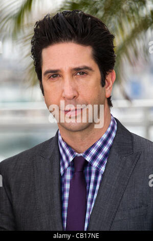 David Schwimmer (acteur) au photocall pour le film 'Madagascar 3 : Europe's Most Wanted'' 65e Festival de Cannes 2012 Palais des Festivals, Cannes, France Vendredi 18 Mai 2012 Banque D'Images