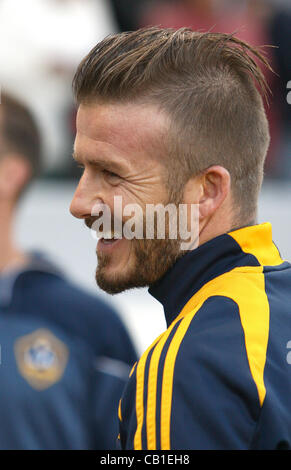 DAVID BECKHAM CHIVAS USA V LA GALAXIE. CARSON MLS LOS ANGELES CALIFORNIA USA 19 mai 2012 Banque D'Images