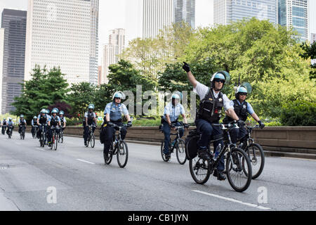 Chicago, USA. 20 mai, 2012. Démonstration de l'OTAN de Chicago, Mars Banque D'Images