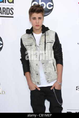 JUSTIN BIEBER 2012 BILLBOARD MUSIC AWARDS : LAS VEGAS NEVADA USA 20 mai 2012 Banque D'Images