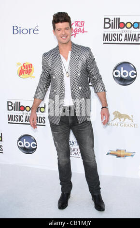 ROBIN THICKE BILLBOARD MUSIC AWARDS 2012 : LAS VEGAS NEVADA USA 20 mai 2012 Banque D'Images